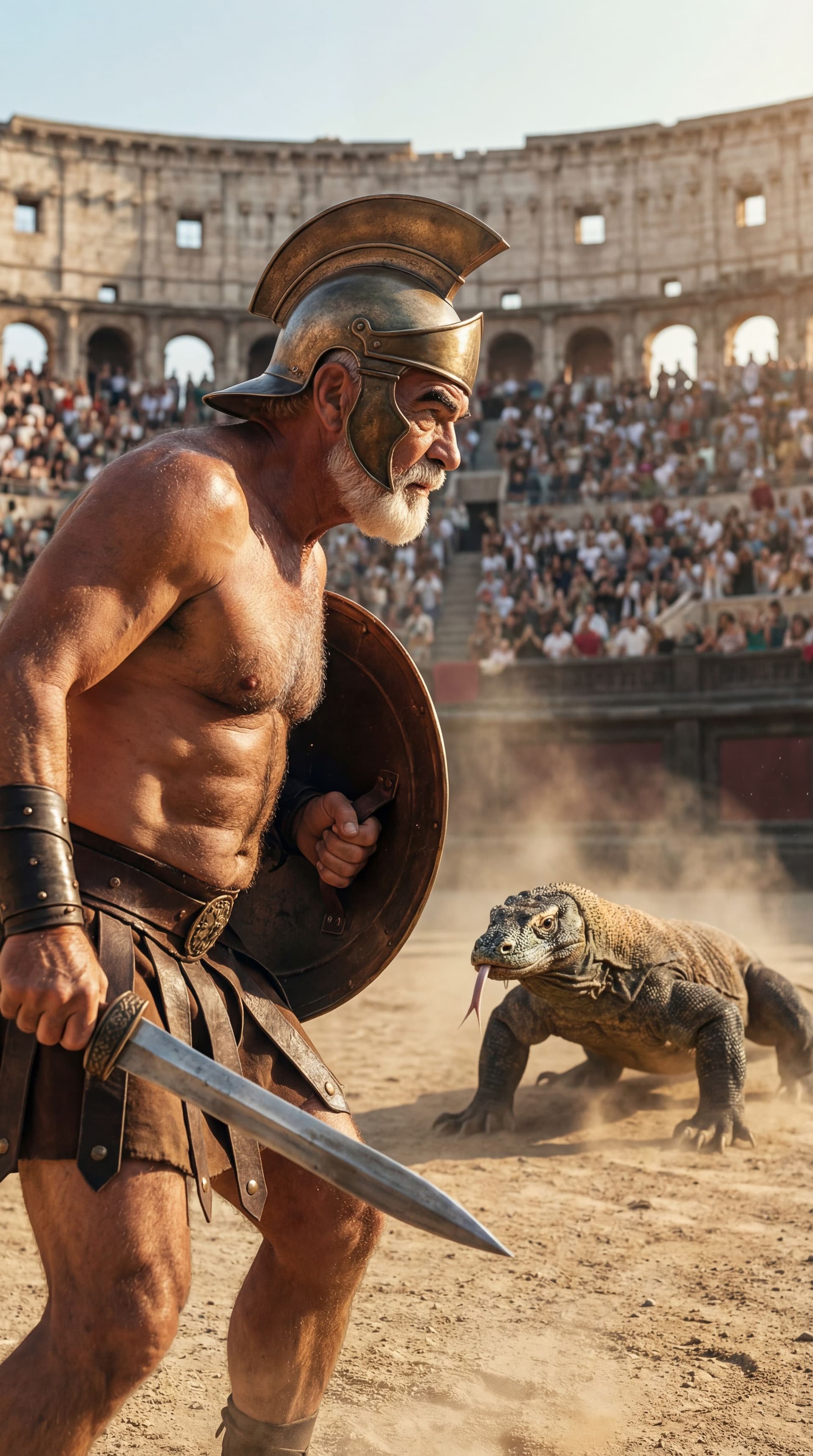 AI generated: ULTRA-REALISTIC CINEMATIC ACTION PHOTOGRAPH (vertical poster 9:16).
Looks like a real professional f...