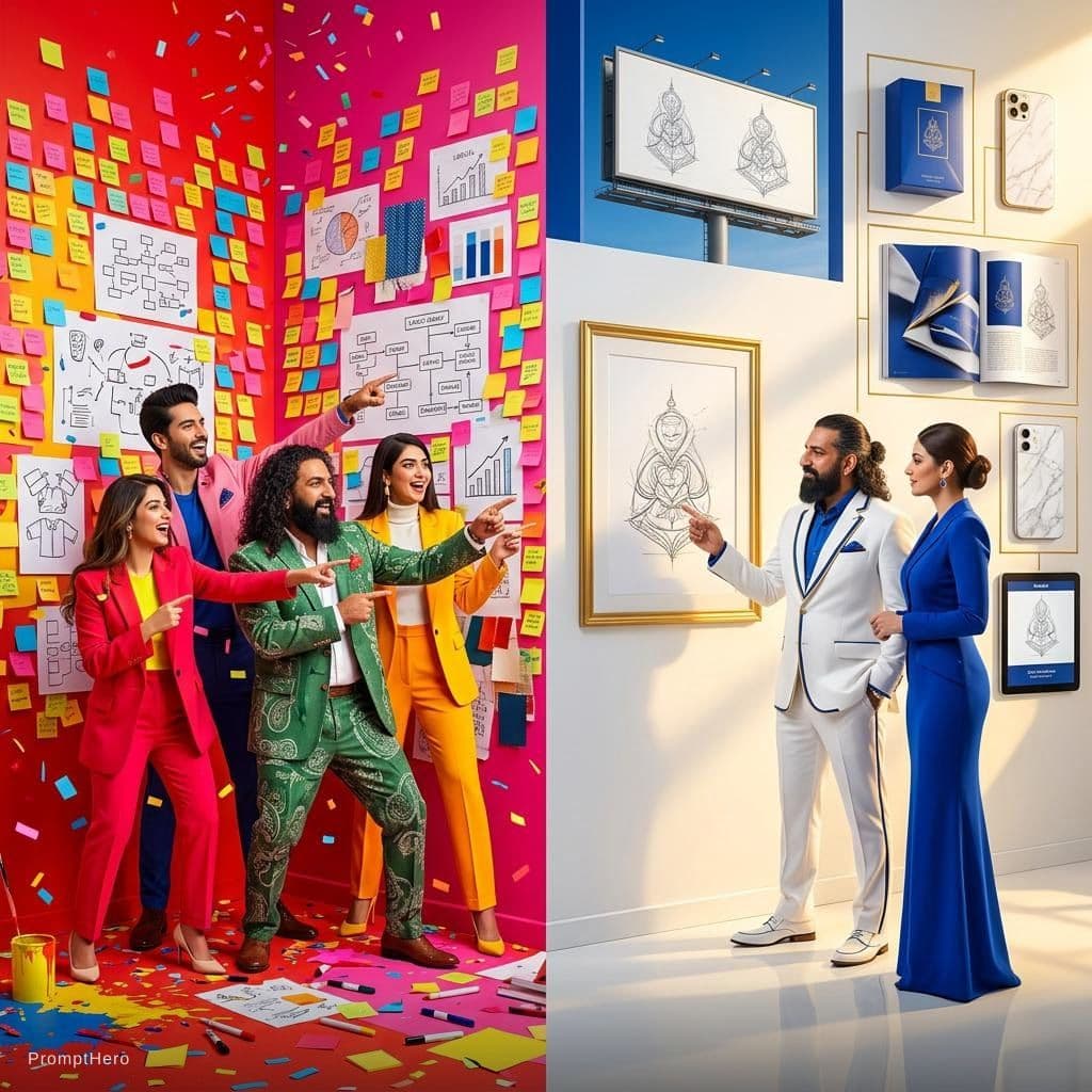 AI generated: Create a hyper-realistic editorial advertising photograph with a bold, theatrical visual language. U...
