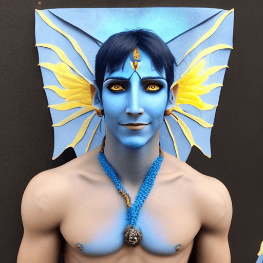 AI generated: male navi from avatar