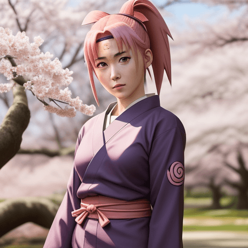 AI generated: Sakura from naruto