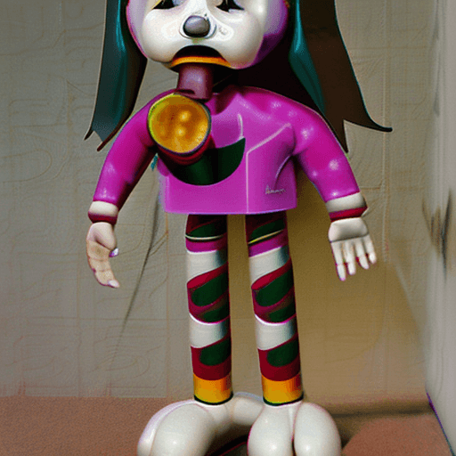 AI generated: suzy snacktime from golden lane studios animatronic
