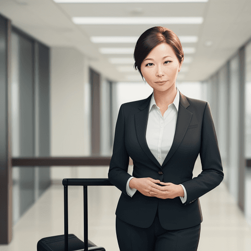 AI generated: picture inviting mom to a business trip where she can make money from her talent and still be a lovi...