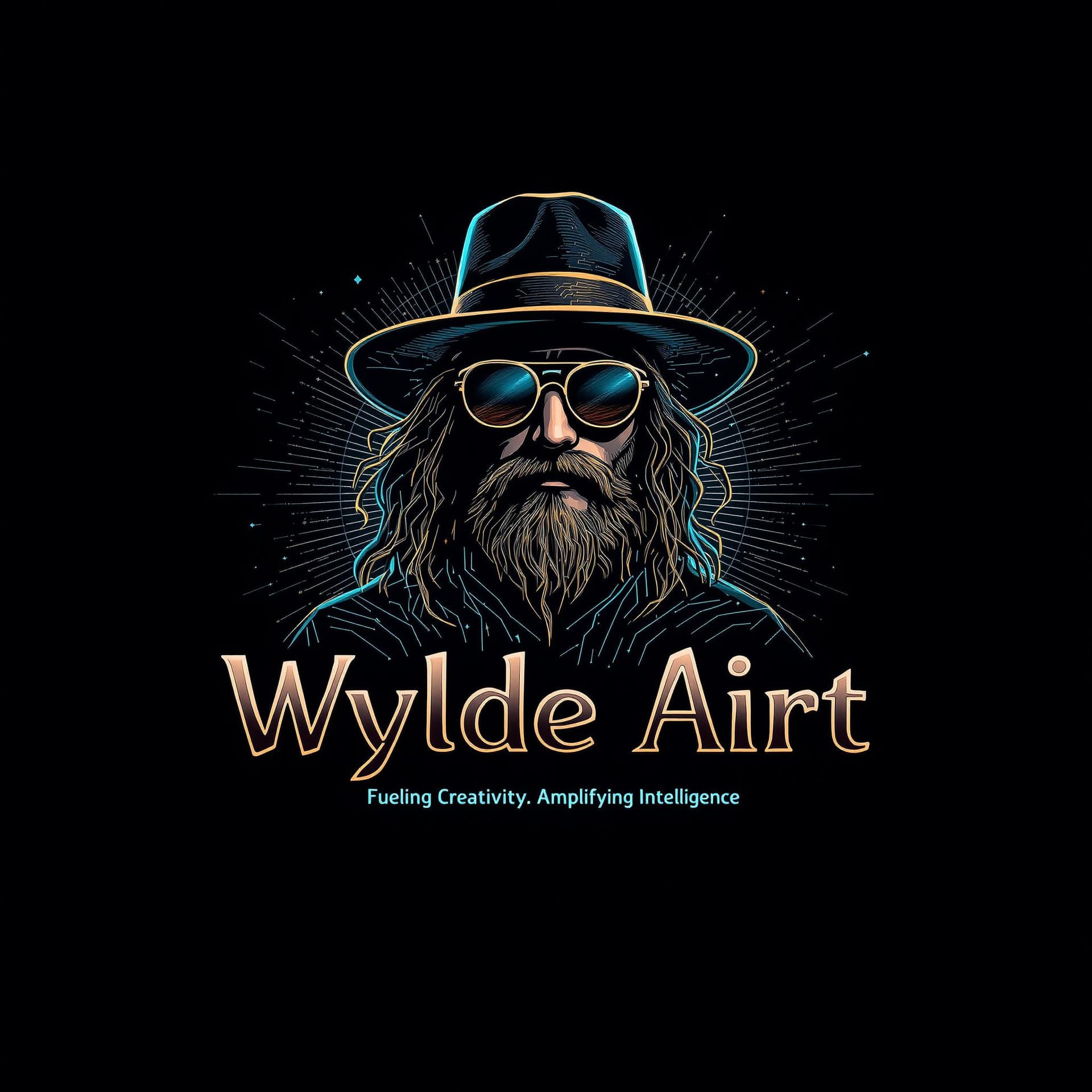 AI generated: Create a high-impact, retro Steampunk logo for the brand "Wylde Airt", preserving the following visu...