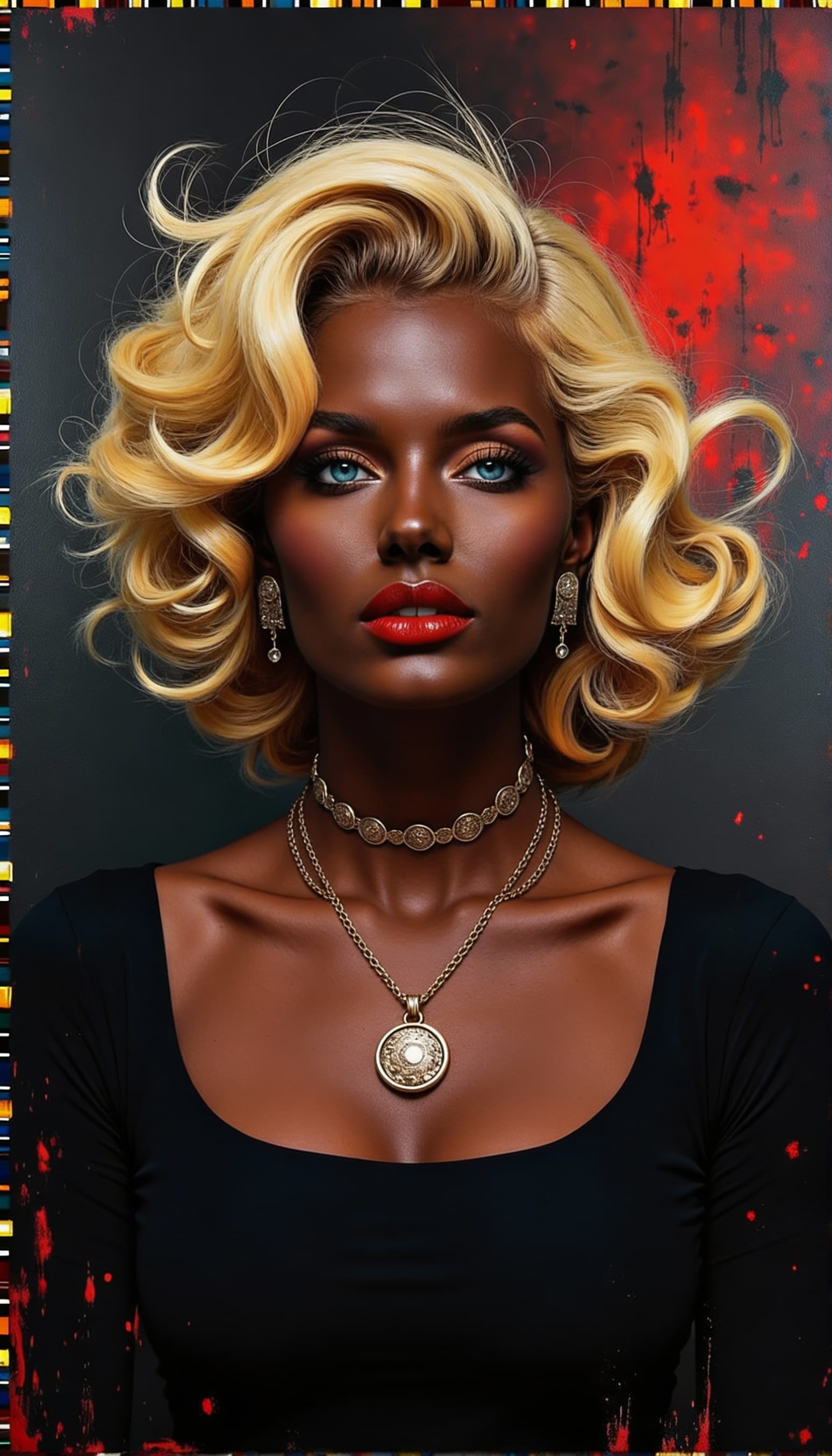 AI generated: Woman looking