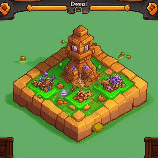 AI generated: draw a new kingdom rush level
