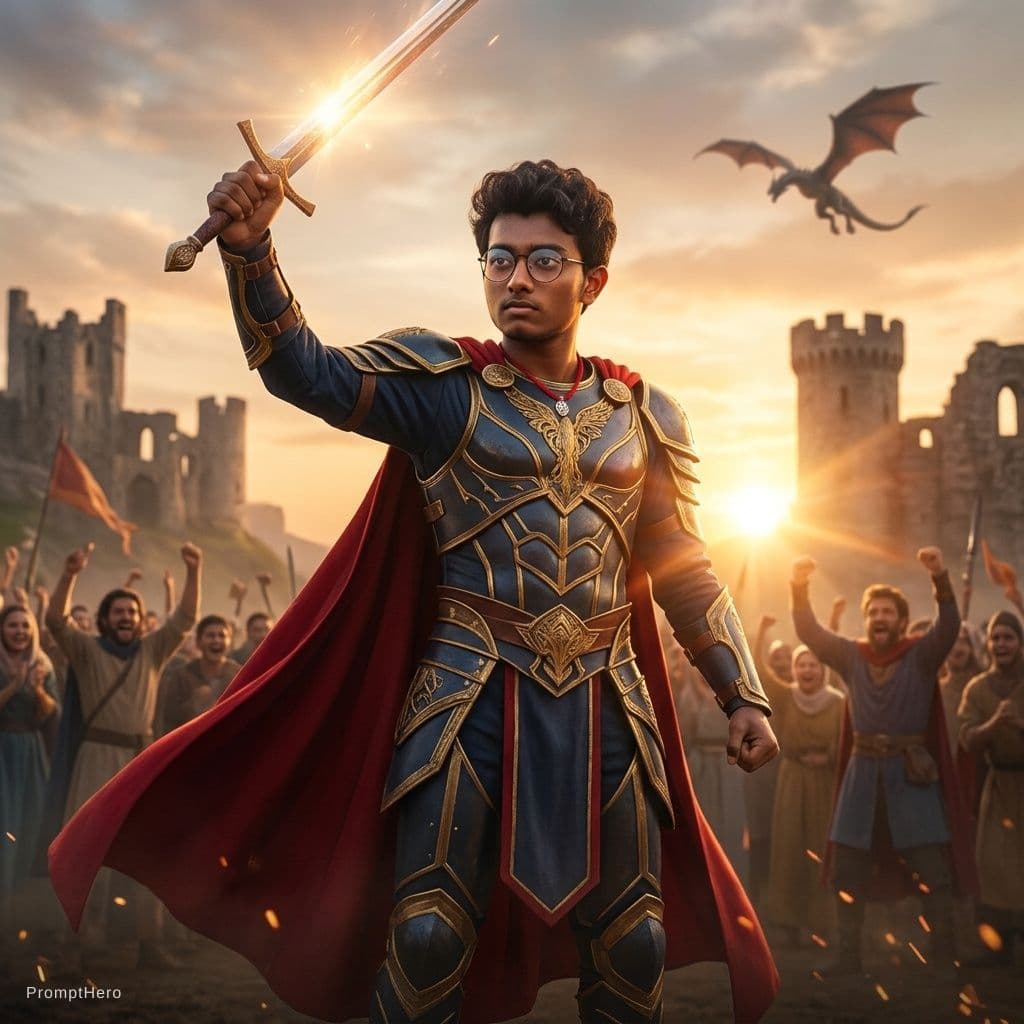 AI generated: Give the most famous hero prompt in the world 
