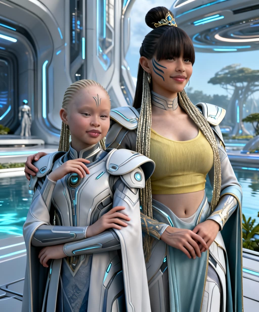 AI generated: Change all character images into an elegant group image of culture. Change expressive and emotional ...
