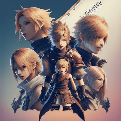 AI generated: banner of youtube final fantasy

