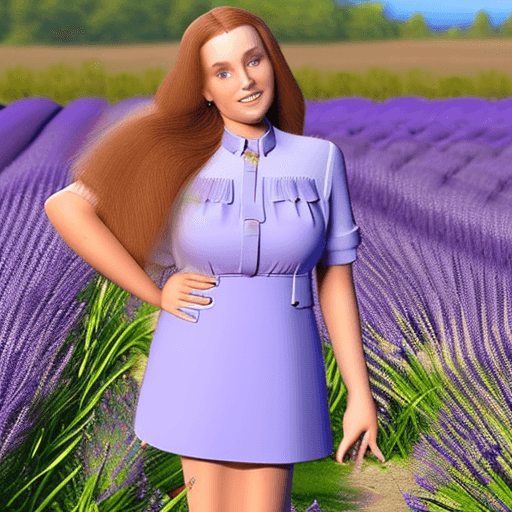 AI generated: Full height european lady, channel straight ginger hair, straight strict fierce blunt bob cut hair, ...