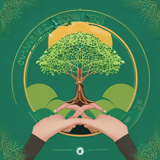 AI generated: Design a circular logo with the name 'CHERCHER YOUTH ENTREPRENEUR CONSULTANCY around the edge. In th...