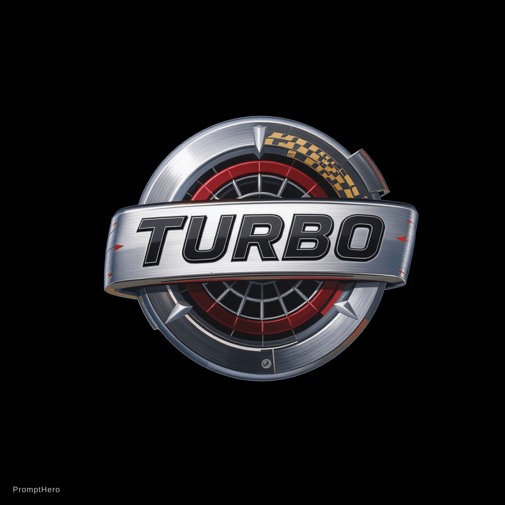 AI generated: logo de turbo cobol con toque roquero