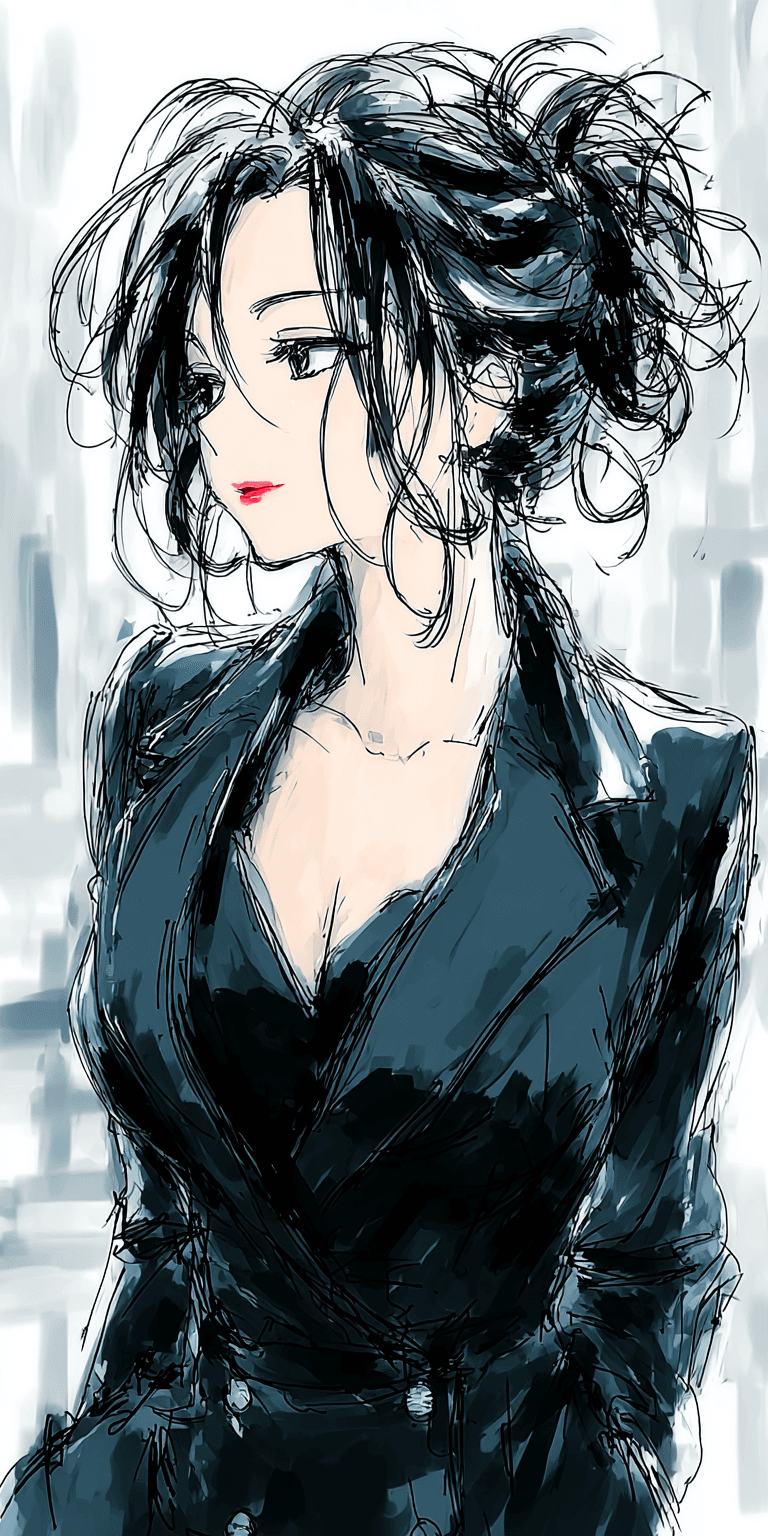 AI generated: painting, woman --chaos 75 --ar 1:2 --sref 3327681743 --profile oh3iyx5 --stylize 750