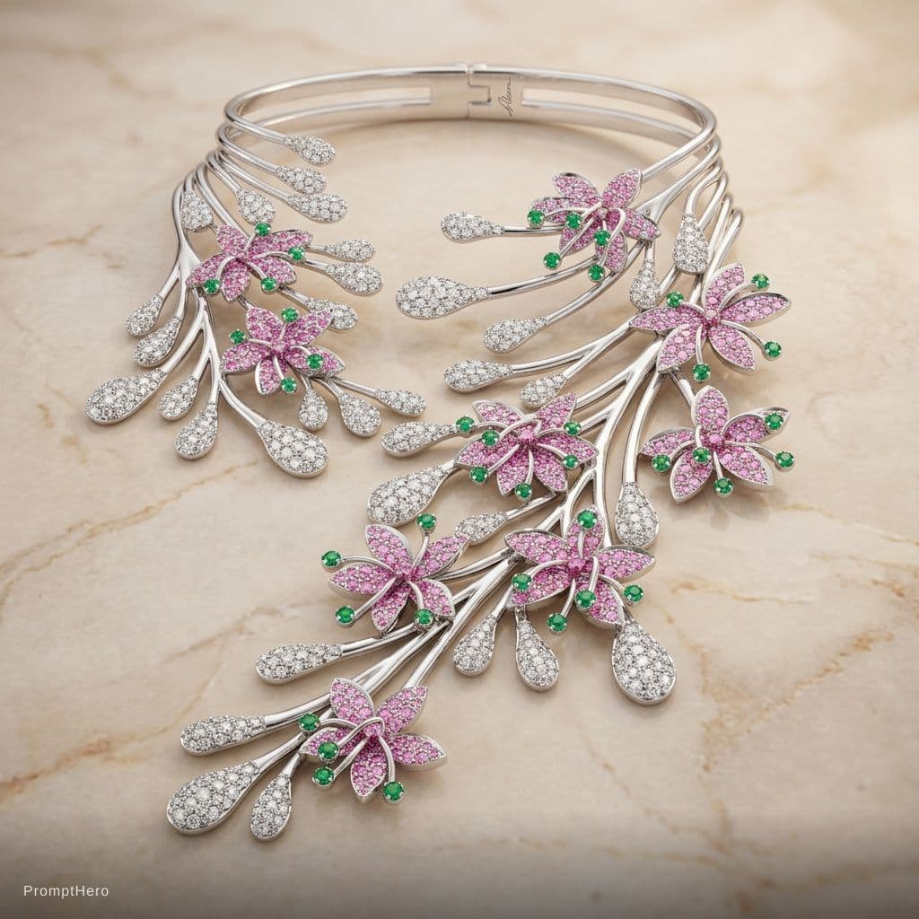 AI generated: Use the uploaded bracelet image as the exact product. Do not change the design, color, or shape of t...