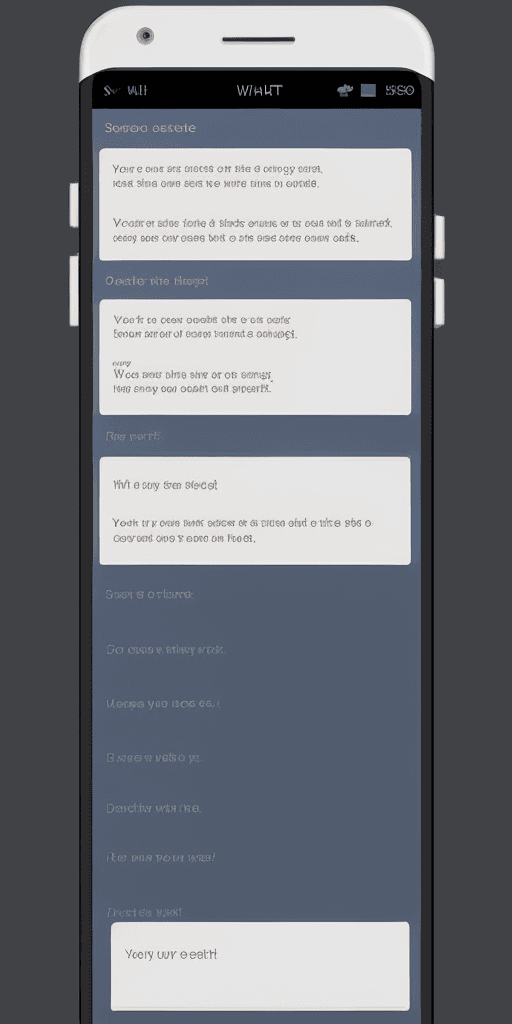 AI generated: Design a screen of a mobile app screen that serves as the page of the Wishlist app. The app should a...