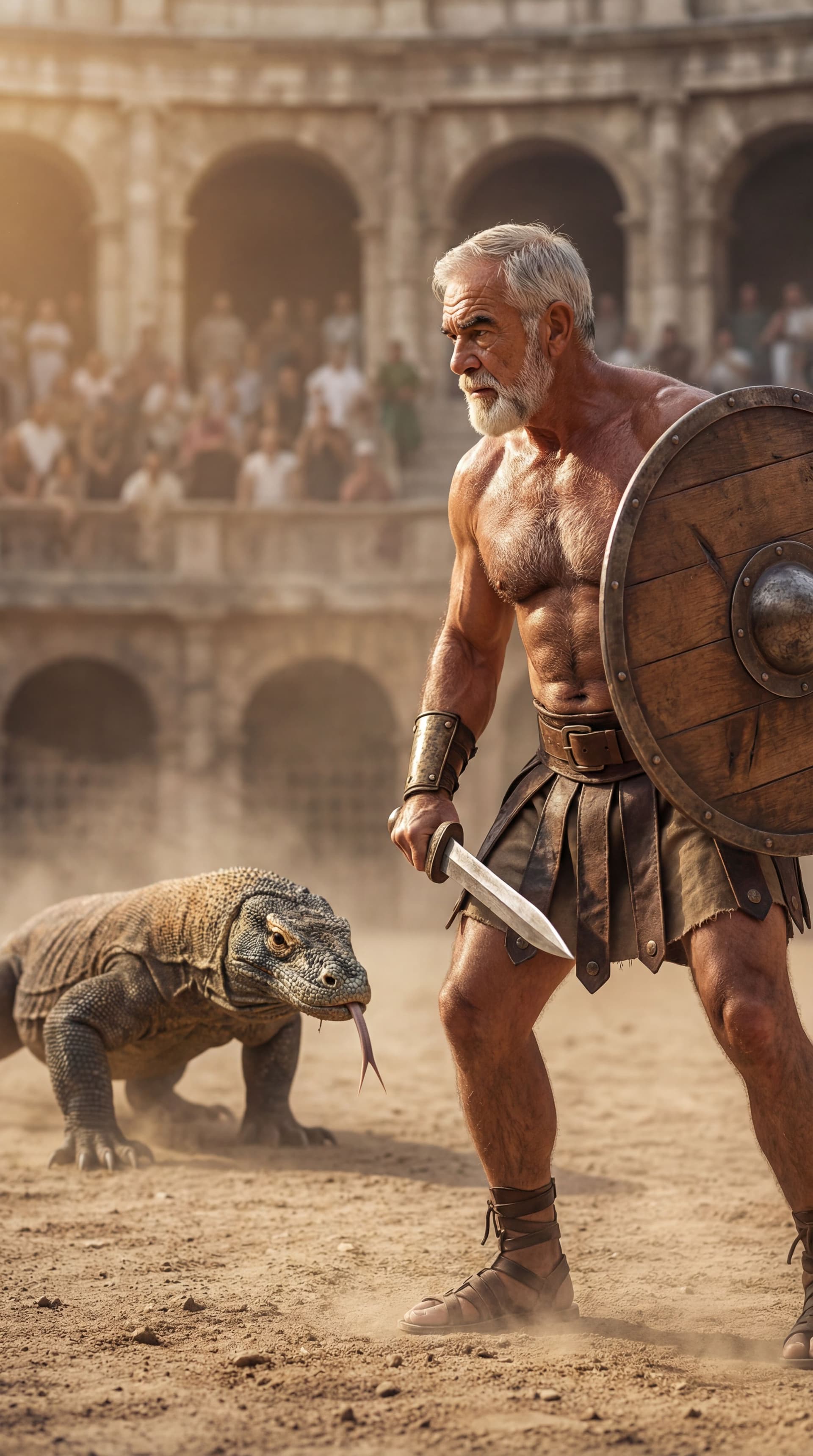 AI generated: ULTRA-REALISTIC CINEMATIC ACTION PHOTOGRAPH (vertical poster 9:16).
Looks like a real professional f...