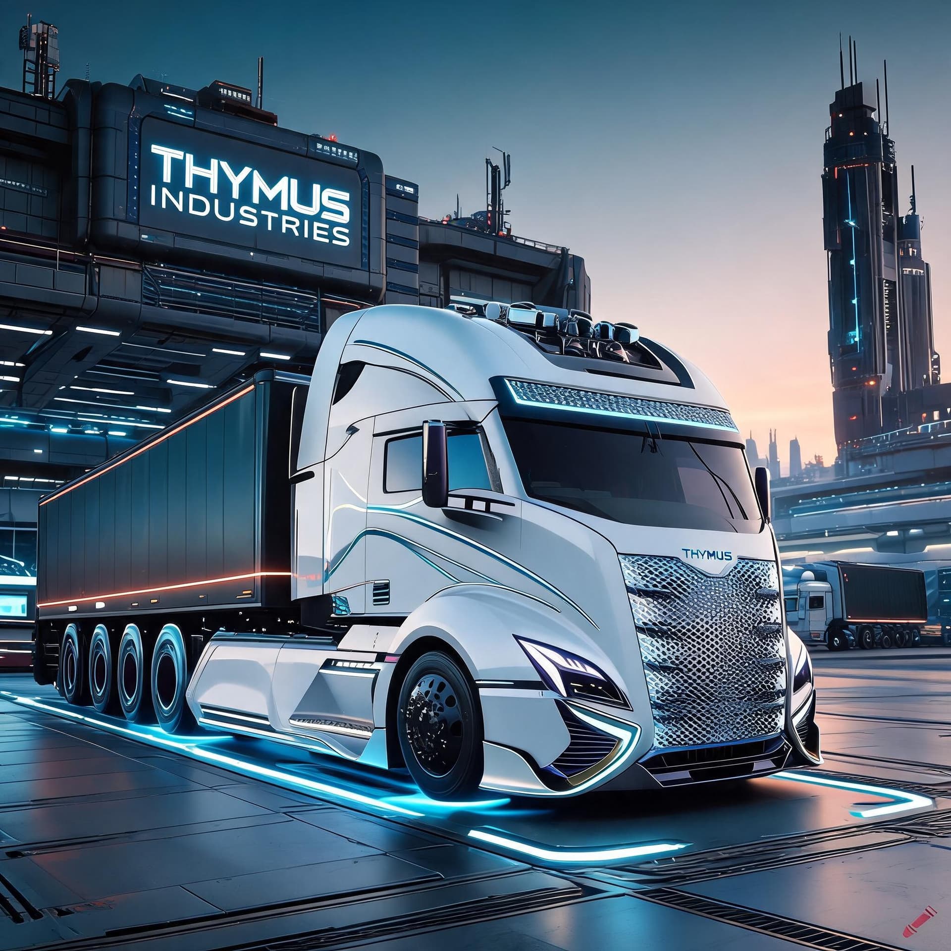 AI generated: ## THYMUS INDUSTRIES

### Heavy Transport Evolution Prompt

Use the supplied reference images only a...