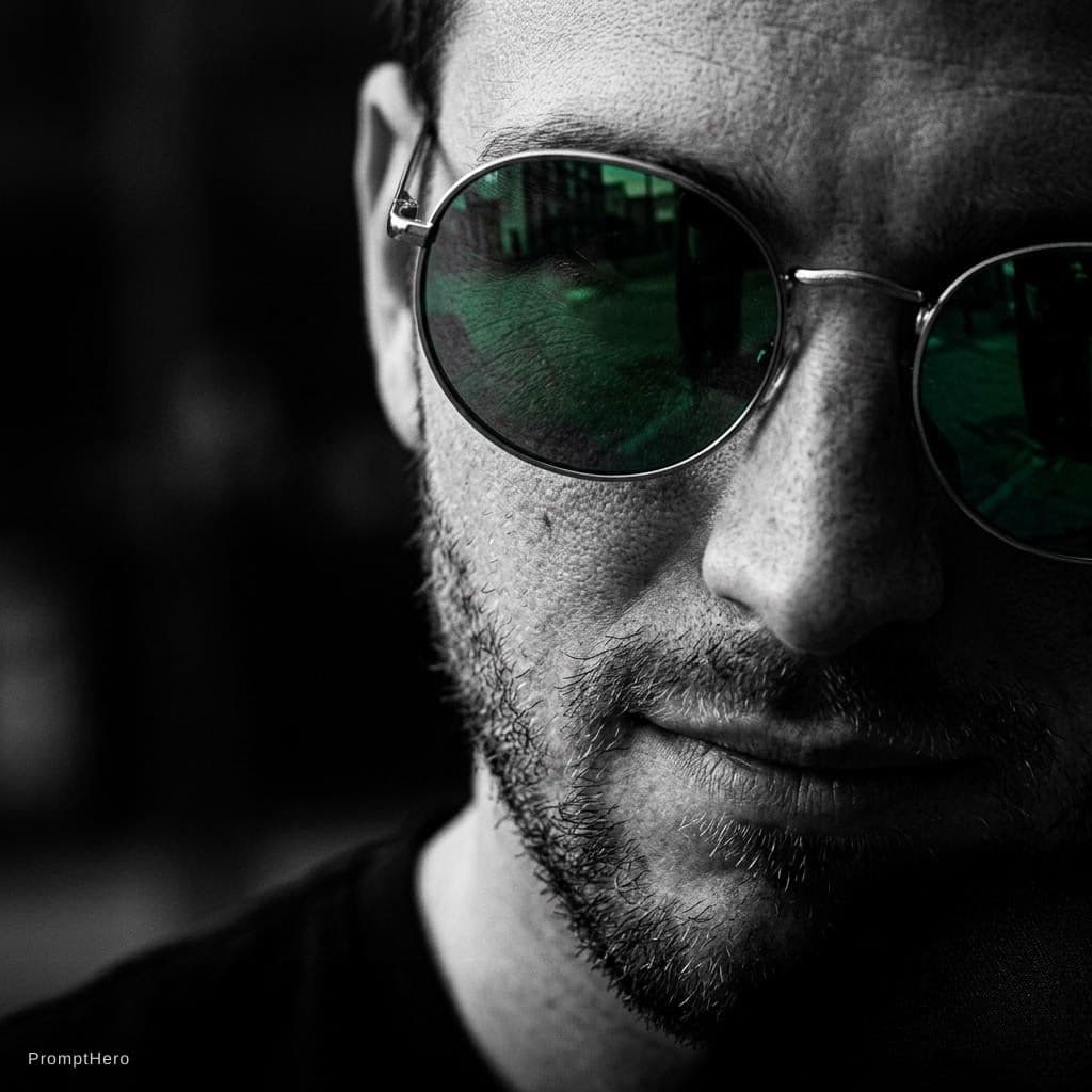 AI generated: {
  "image_request": {
    "prompt": "A photorealistic, ultra-close angled portrait of the provide...
