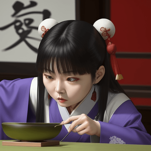 AI generated: 一只龙，然后旁边一个飛字