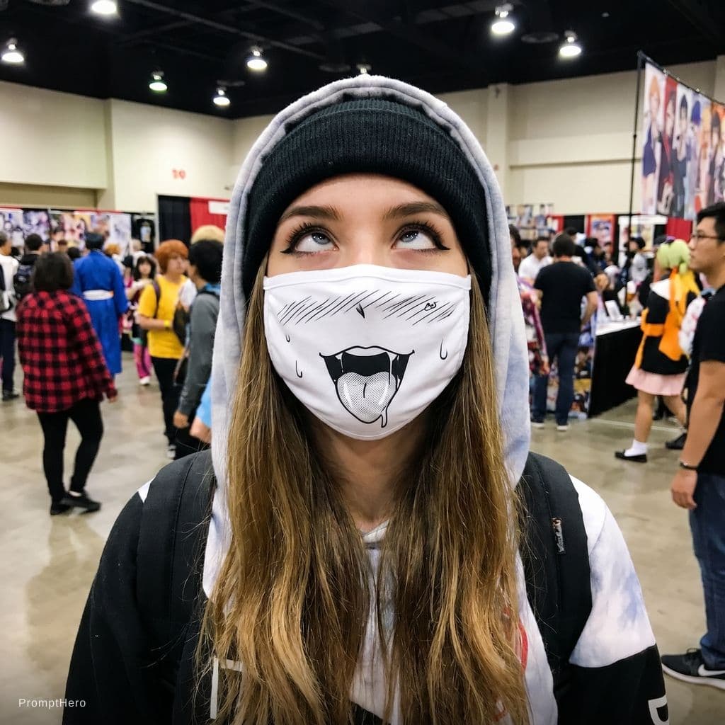 Riverflow prompt: Aheago face