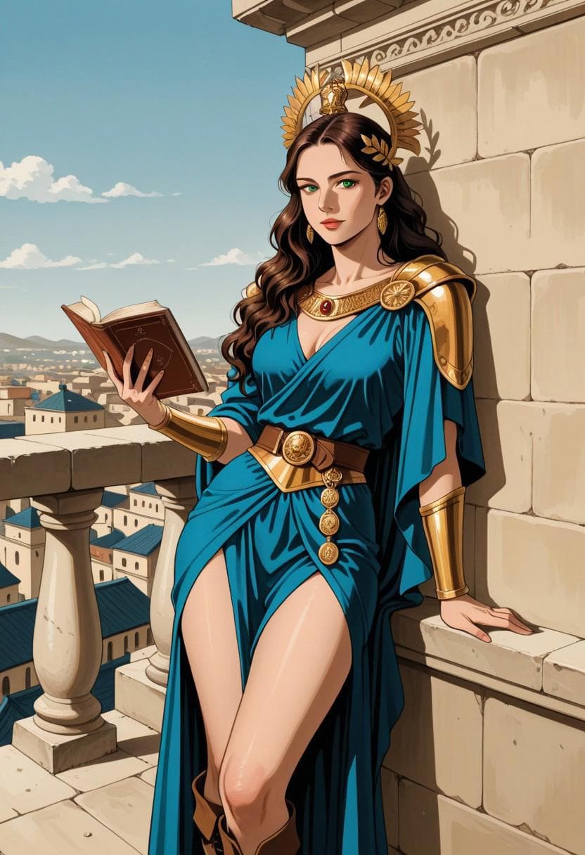 Retro Rogue Graphic Novel Style