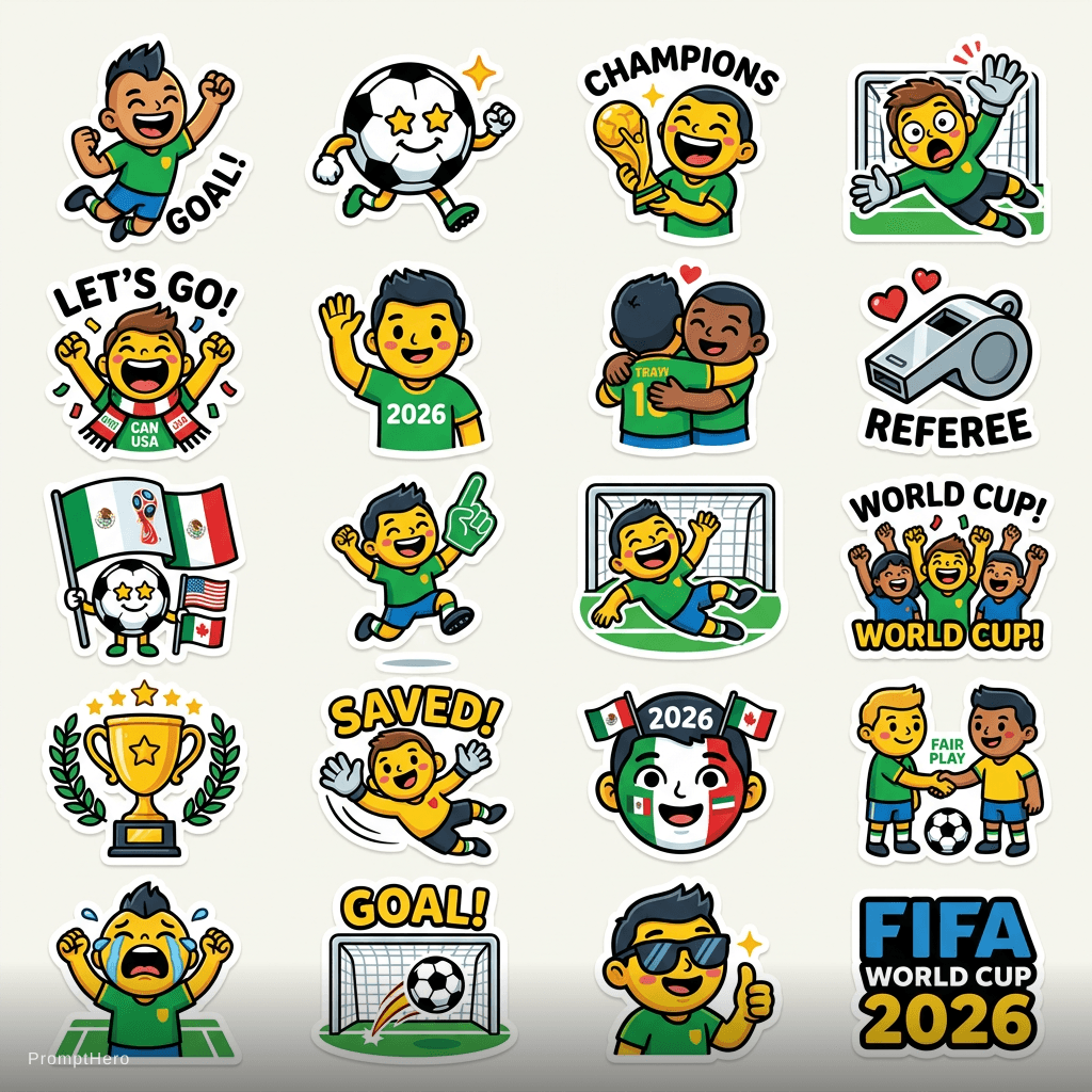 AI generated: football fifa world cup 2026