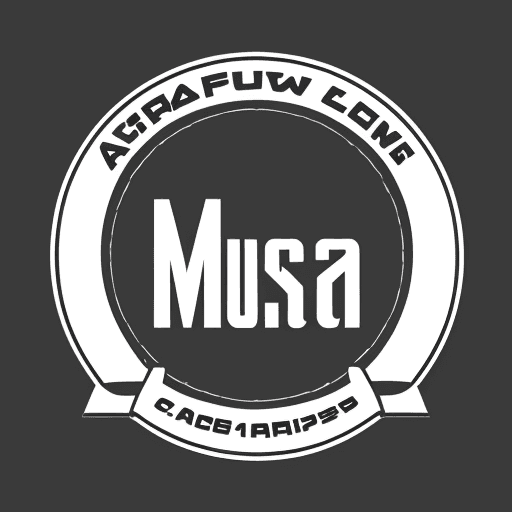 AI generated: A logo for someone named Mustafa