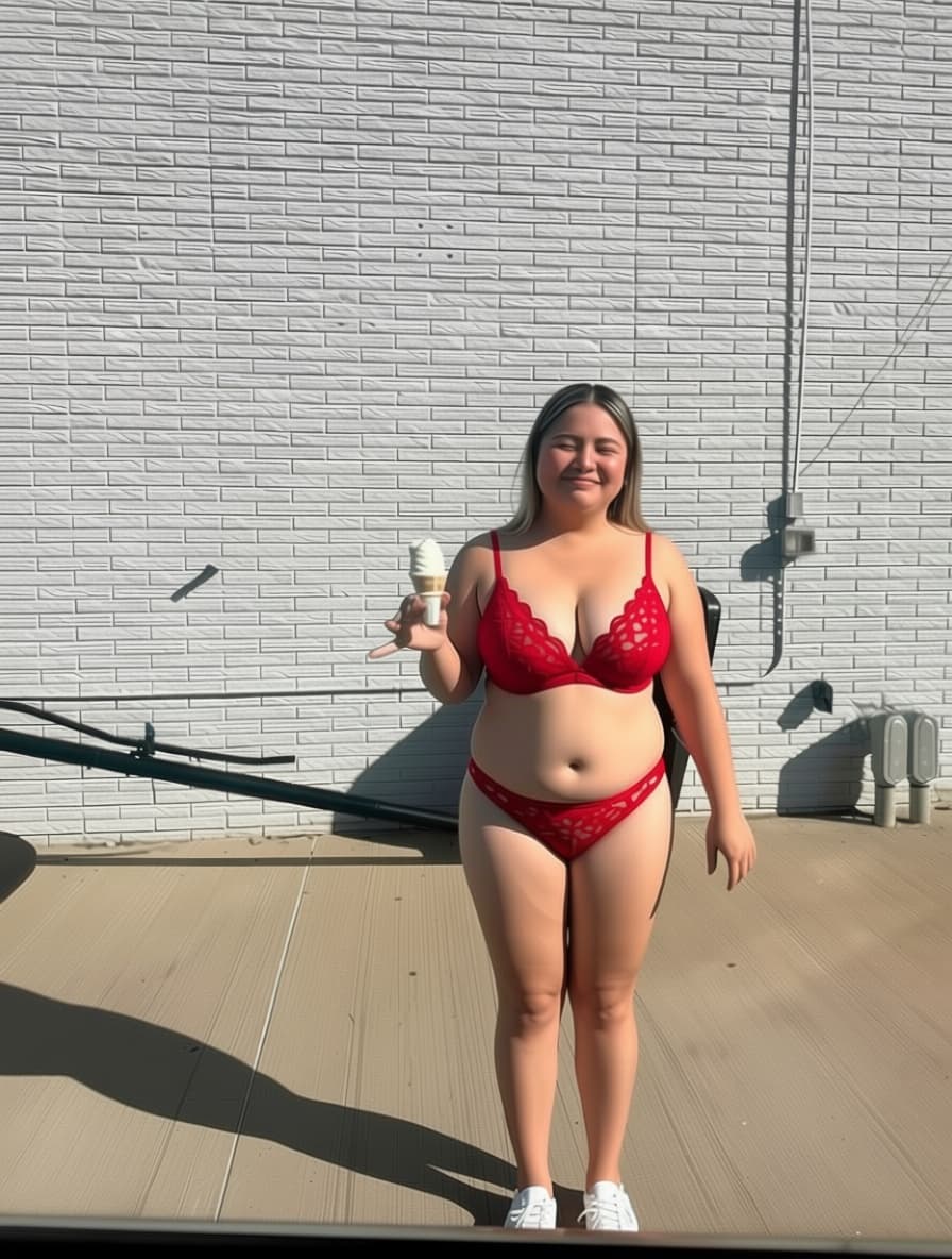 AI generated: Remove her panties and leave nothing 