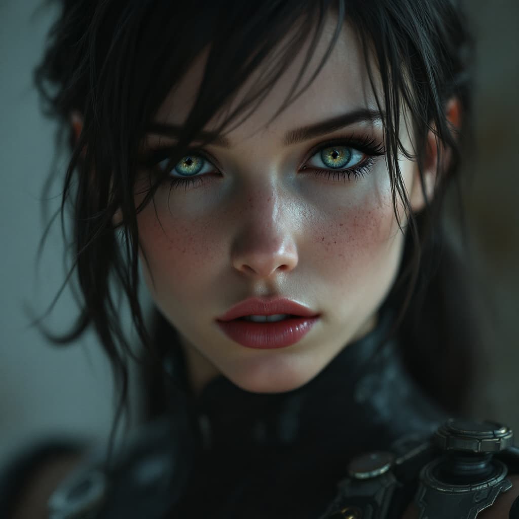 AI generated: 1 girl like jill valentine from resident evil 3 remake, redshift style, perfect face, intricate, ele...