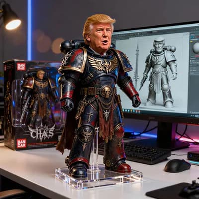 AI generated video: make the character jump into the screen computer