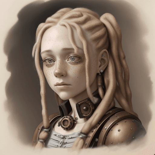 AI generated: HIGHLY DETAILED (by michelangelo), close up selfie portrait, sepia ink, a crying girl (tears roll do...