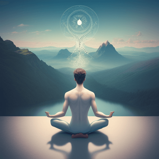 AI generated: create an image with surreal design of great current designers with the concept of mental self-care,...