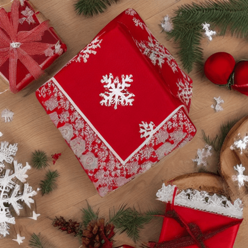 AI generated: Reno de nariz roja navideño