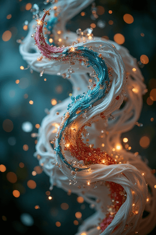 AI generated: Molecular dance of reality