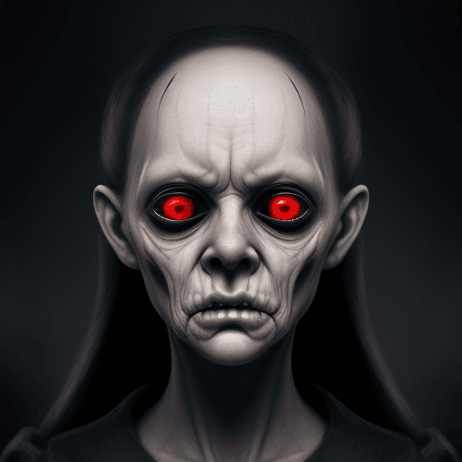 AI generated: disturbing face, haunting, bizarre, uncanny, masters, 8k, nanites, no errors, perfect