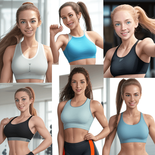 AI generated: A Full body Collage of a High Definition Photograph of a group of woman, selfie, happy and smiling, ...