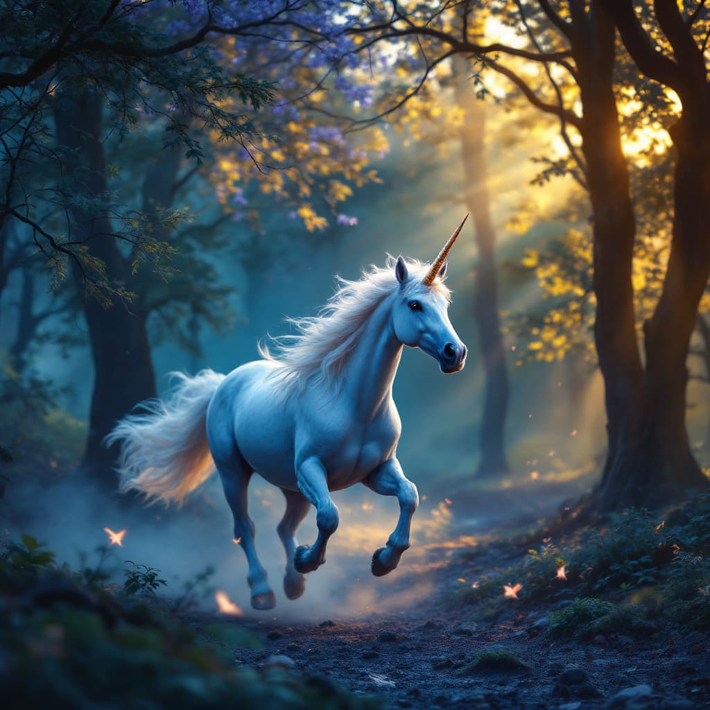 AI generated: Surreal forest photography, dramatic lighting, movie lighting, striking low angle, art station trend...