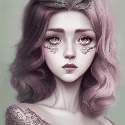 AI generated: a girl  young queen, gótic dark, white hair, realistic, ornamentals, steampunk victorian style, past...