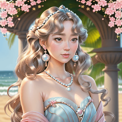 AI generated: A charming and charismatic movie character, Disney style, with natural makeup, oil painting by Naomi...