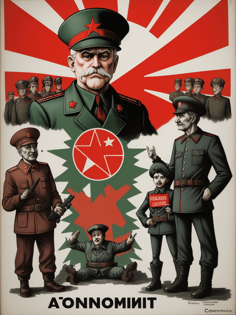 AI generated: anti comunism