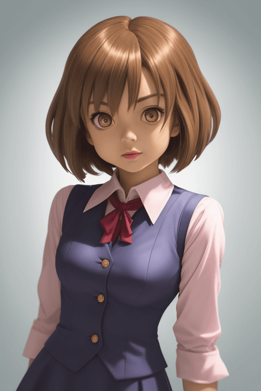 AI generated: haibara ai in detective conan