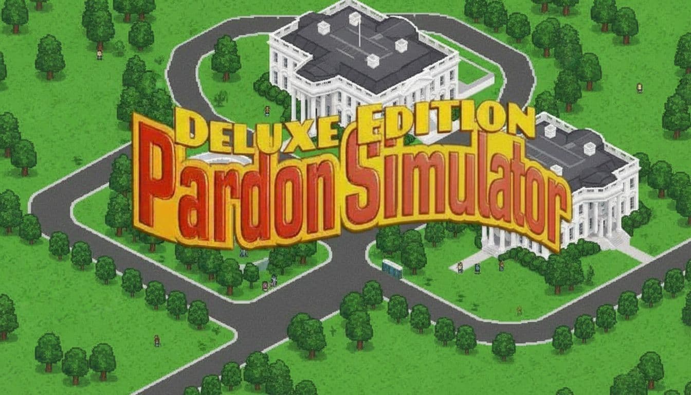 AI generated: change the background to be the white house instead of the rollercoasters