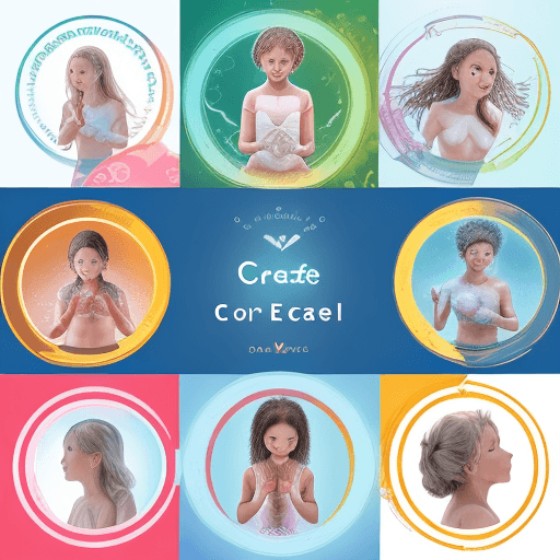 AI generated: create 5 images, as in trajetones, hyper realistic image of the spiritual self-care concept, another...