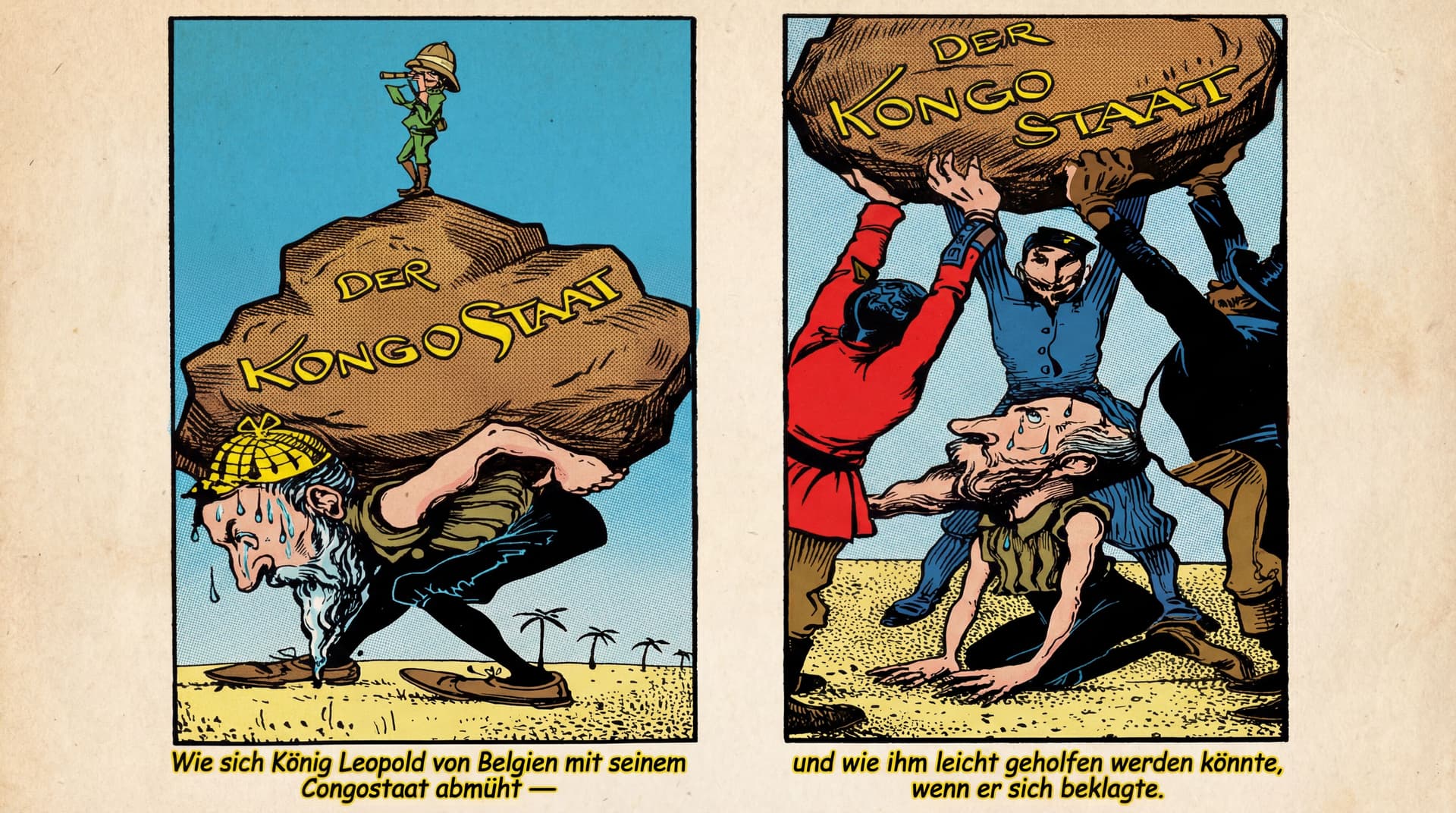 AI generated: turn into vintage marvel comic style in color.