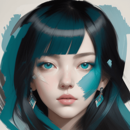 AI generated: Print collage featuring a woman's face, blending influences from artists like Josef Kote and Antonio...