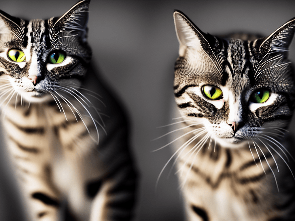 AI generated: A 35mm photography of a highly detailed cat, full size, day time, macro, focus, photorealistic, cine...