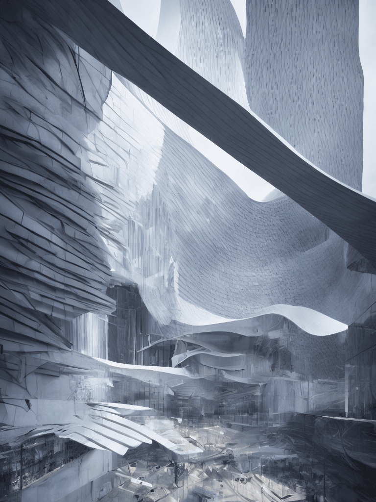 AI generated: modern architecture, modern design, architectural photography, New York, hyperrealism, contemporary,...