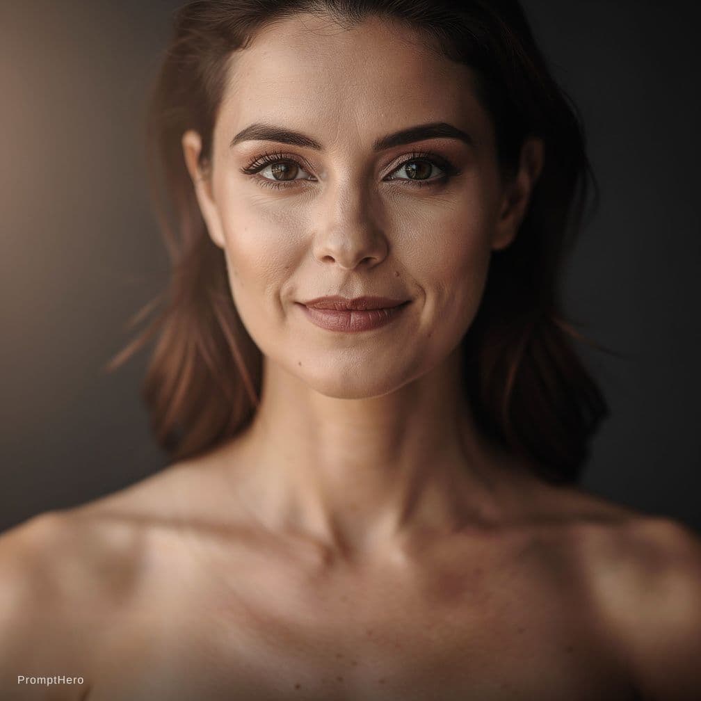 AI generated: high quality, clear, cinematic the person is topless with big round dark areolas and puffy nipples 