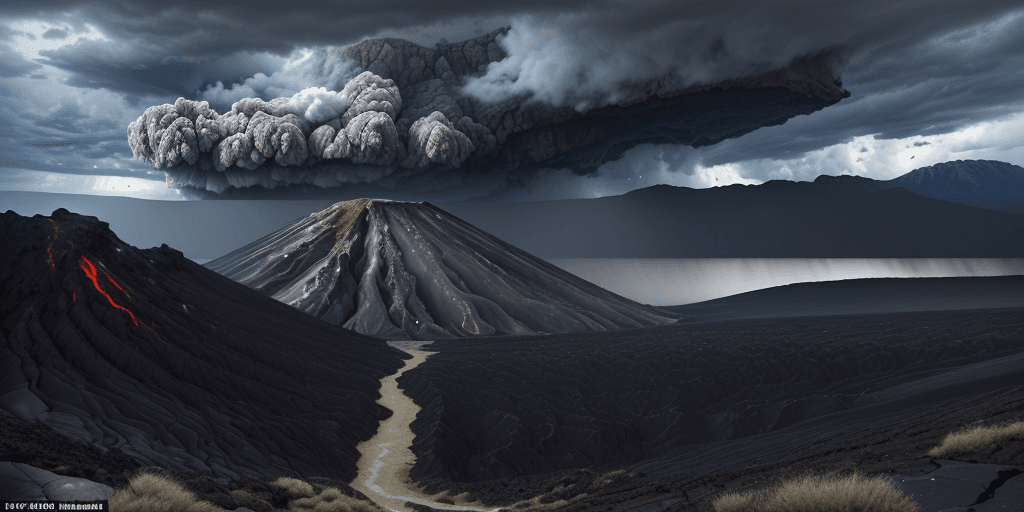 AI generated: (hyperrealism : 1.4), (award winning: 1.4) (masterpiece photo: 1.4)
BREAK
Volcanic landscape, very d...