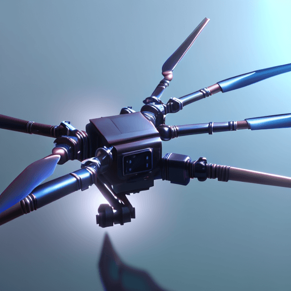 AI generated: Hyper realistic painting of a beautiful dron in an film, hyper detailed, anime, by anime artist, tre...