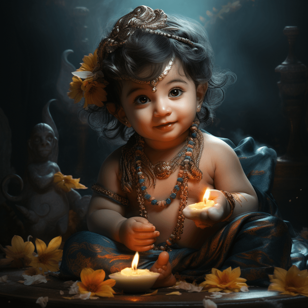 AI generated: In the heavenly abode of Lord Shiva and Goddess Parvati, a delightful twist occurs, When the mischie...